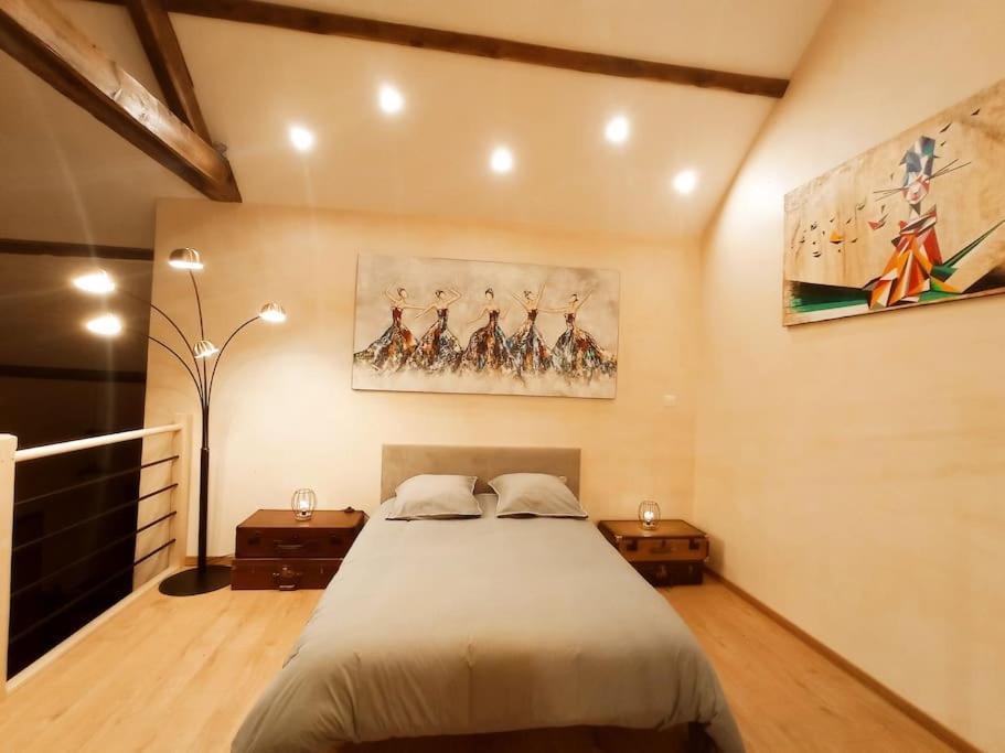 La Grange De Marie à St Angel - Magnifique Grange Rénovée En Loft Pour 1 à 6 Pers Casa vacanze Saint-Angel (Allier)